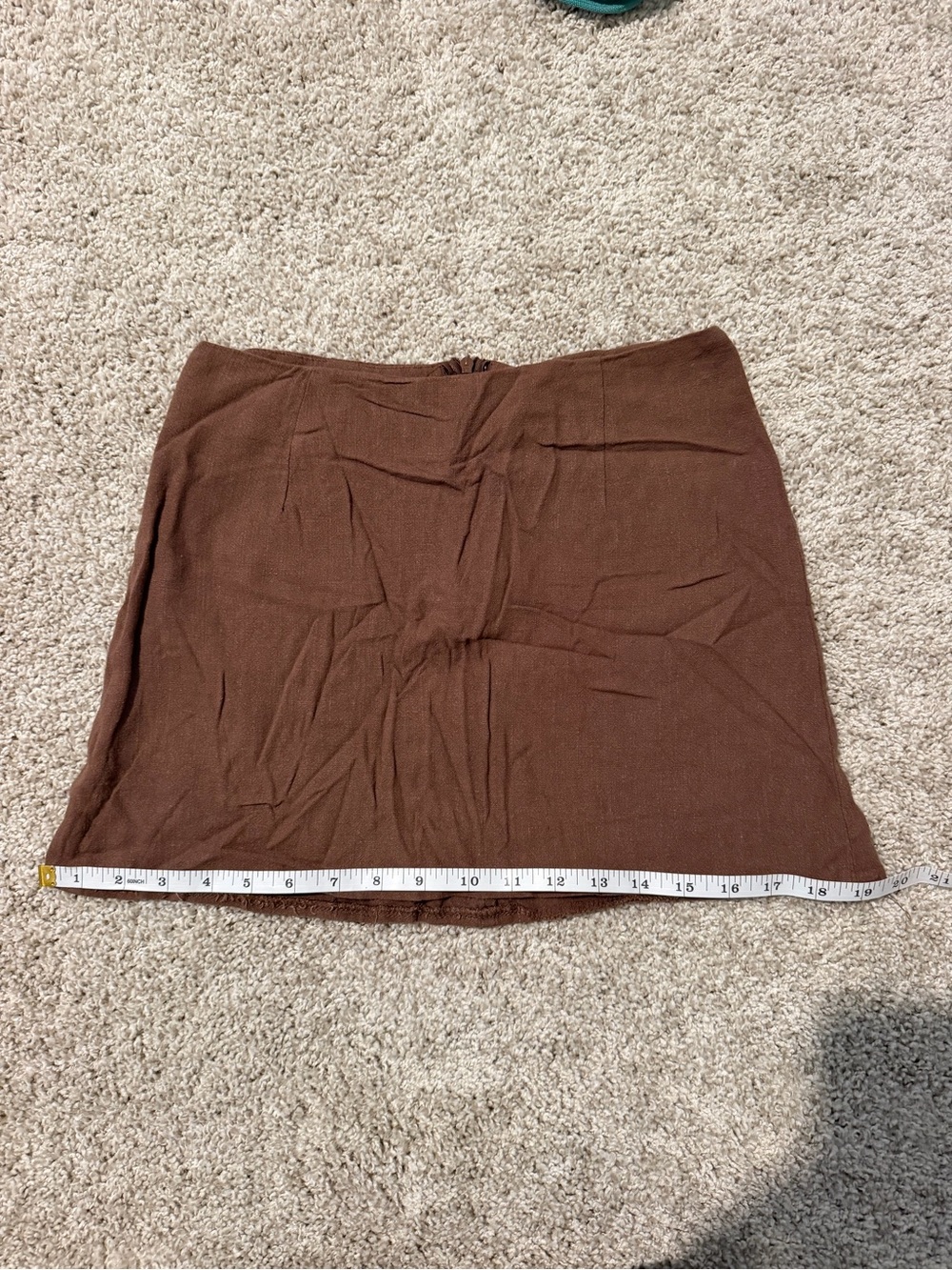 Princess Polly Brown linen Mini Skirt - Picture 5 of 6